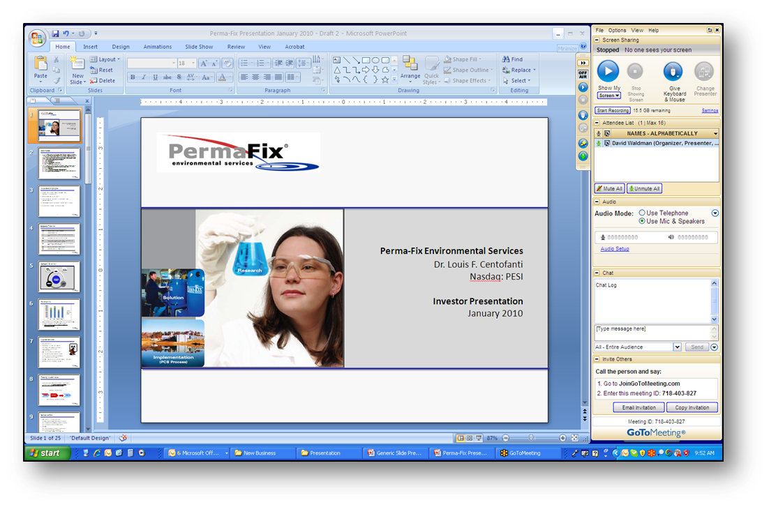 Virtual Road Show